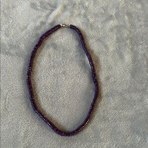 Elegant Purple Beaded Necklace